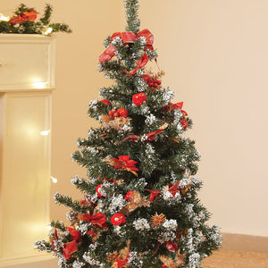 Little Surprise Box 4feet Red Apples and cherries Bushy christmas Tree - Christmas Tree
