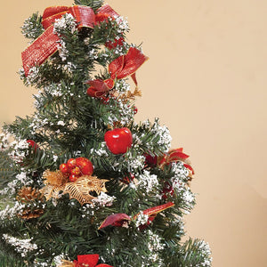 Little Surprise Box 4feet Red Apples and cherries Bushy christmas Tree - Christmas Tree