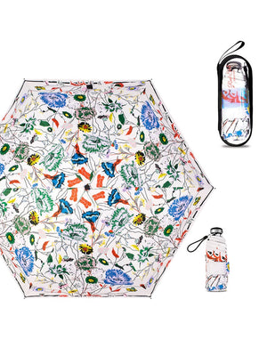 Little Surprise Box 5 Fold Capsule Pocket edition theme Umbrella - LSB - UM - 5FOLDFLORAL
