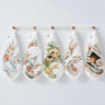 Little Surprise Box, 5 pcs woodland theme pure Muslin cotton Napkins set - LSB - NAPKN - WOODLAND