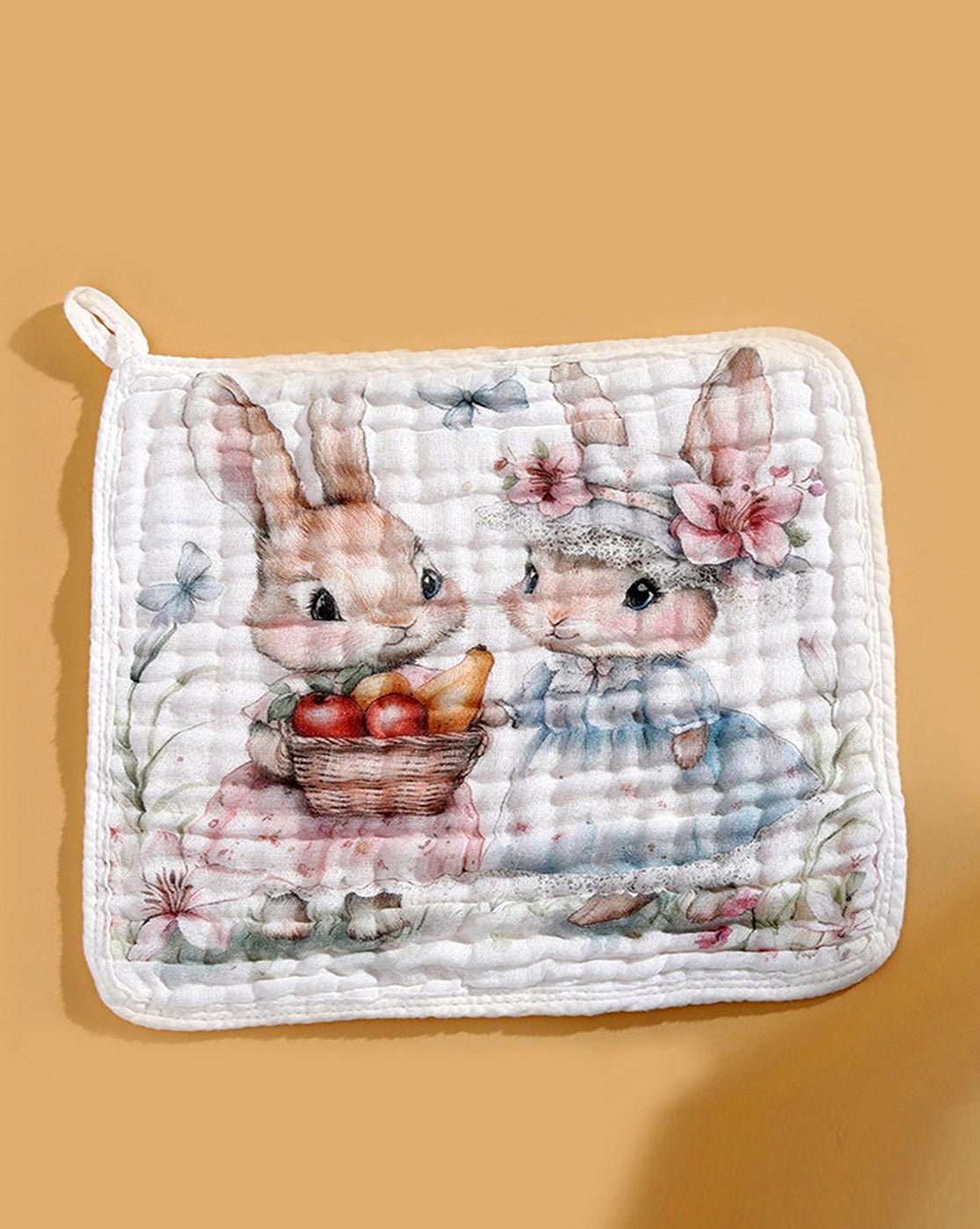 Little Surprise Box, 5 pcs woodland theme pure Muslin cotton Napkins set - LSB - NAPKN - WOODLAND