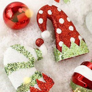 Little Surprise Box 50pcs Naughty Elf Christmas Tree ornaments XMAS Tree decoration set - Christmas Decor
