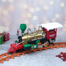 Little Surprise Box, 52pcs Electric Train Track set with Light Christmas Train - Track Set
