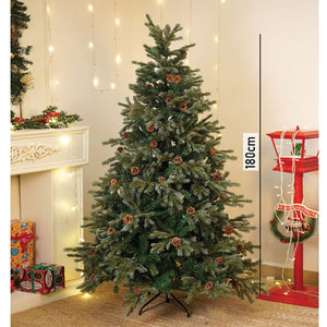 Little Surprise Box 5.9 feet Heavy Flocked Dense Pinecone Christmas Tree - Christmas Tree