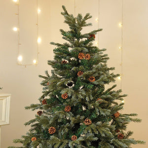 Little Surprise Box 5.9 feet Heavy Flocked Dense Pinecone Christmas Tree - Christmas Tree