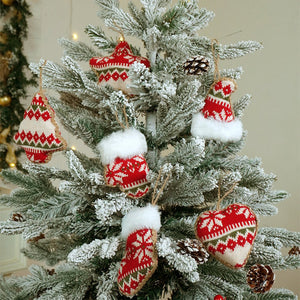 Little Surprise Box 5.9 feet Snow Cherry thick rounded Leaf, Dense Christmas Tree - Christmas Tree