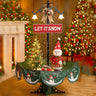 Little Surprise Box .5feet, Let it Snow Snowfall effect with light & music Umbrella styled Christmas home Décor - Christmas Decor