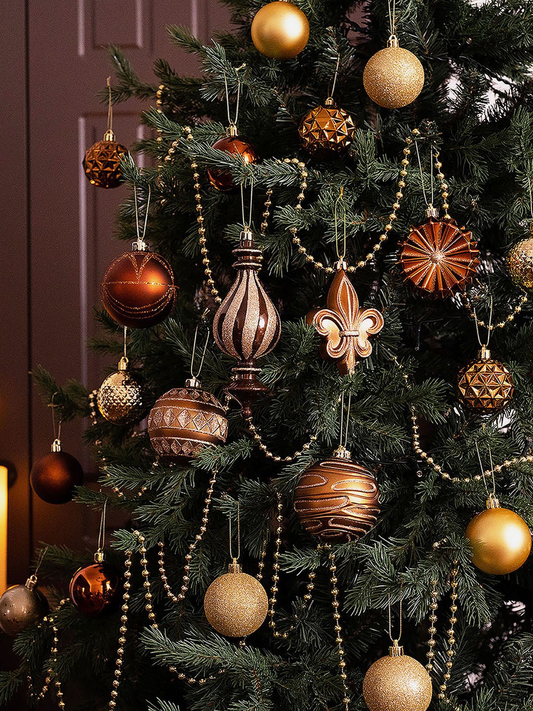 Little Surprise Box 60pcs Classic Christmas Balls tree hanging Xmas Decoration set. - 60BGLCHAND Christmas Decor