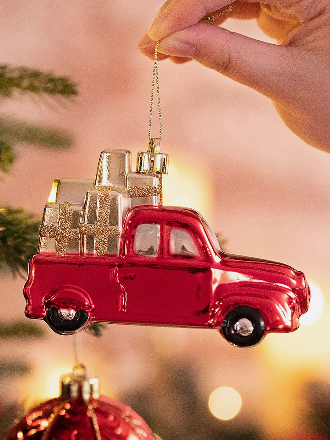 Little Surprise Box 60pcs Classic Christmas Balls tree hanging Xmas Decoration set. - 60RGLCAMPA Christmas Decor