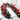 Little Surprise Box 6.5 Feet Heavily Loaded Red Ornament Bushy Deep Green Christmas Garland - Christmas Decor