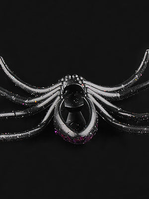 Little Surprise Box 6pcs Pack of Glitter Spider Spooky Halloween theme Table/wall Decor - Halloween