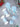 Little Surprise Box 6pcs Trio Pastel Blue Candyland themed Christmas Tree Ornaments - LSB - CMS - 6 - 2BLU - TRO