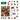 Little Surprise Box 70pcs London Teddy Red & Green themed assorted Christmas Tree Balls & xmas decoration set - Christmas Decor