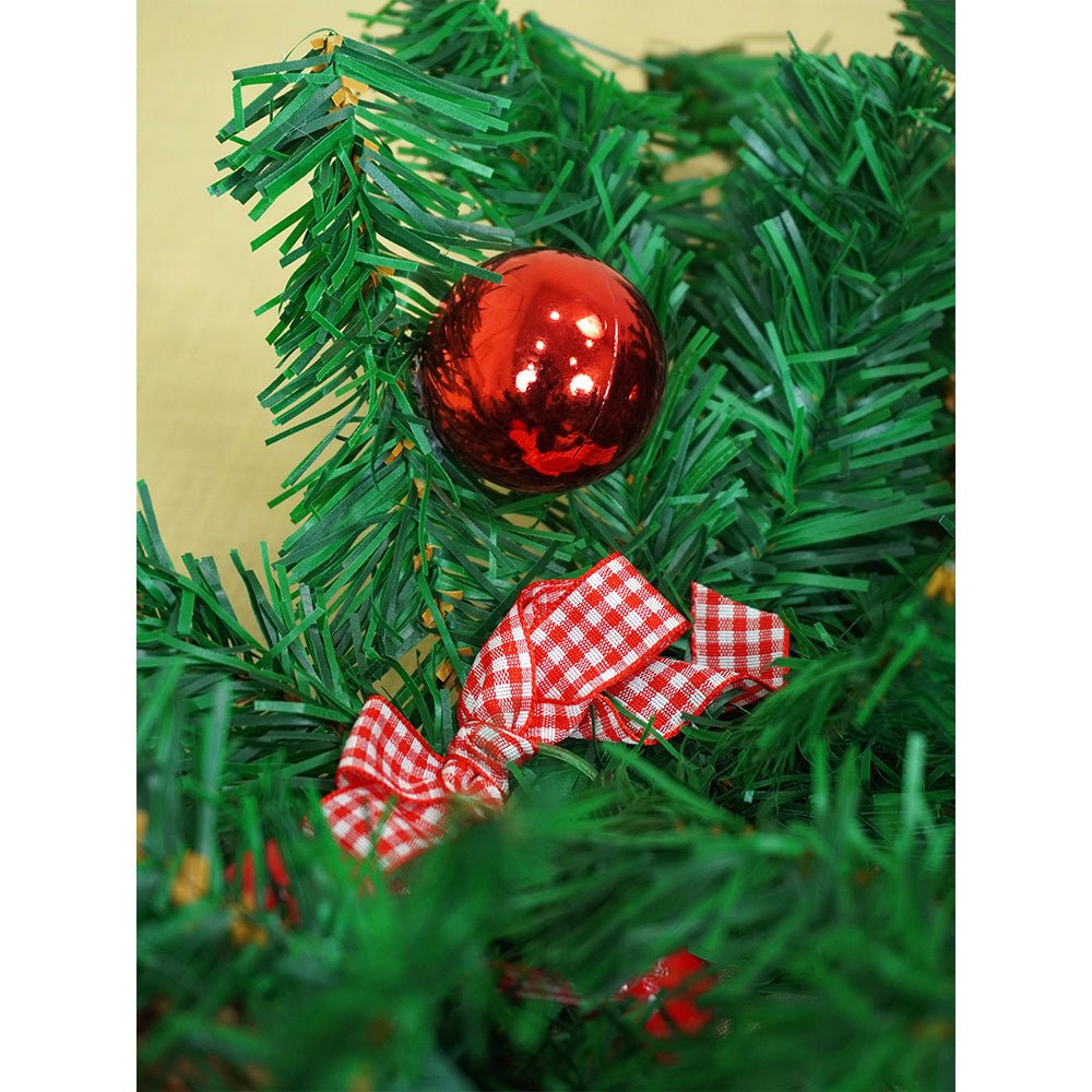 Little Surprise Box 8 feet Bushy Deep Green Christmas Garland - Christmas Decor