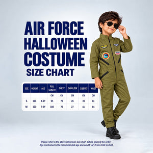 Little Surprise Box, Air Force, Kids Halloween Costume Fancy Dress Up - 110 Halloween Costumes
