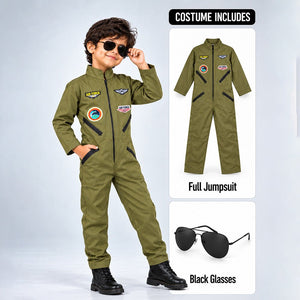 Little Surprise Box, Air Force, Kids Halloween Costume Fancy Dress Up - 110 Halloween Costumes