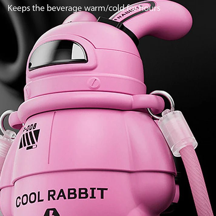Little Surprise Box Alien Spaceship Stainless Steel Water Bottle For Kids - LSB - WB - PINKALIEN