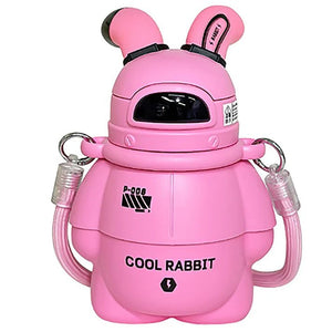 Little Surprise Box Alien Spaceship Stainless Steel Water Bottle For Kids - LSB - WB - PINKALIEN