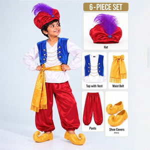Little Surprise Box, Alladin Red & White, Kids Halloween Costume Fancy Dress Up - M Halloween Costumes