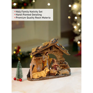 Little Surprise Box Animals with Holy Family christmas crib nativity set christmas décor - Christmas Decor