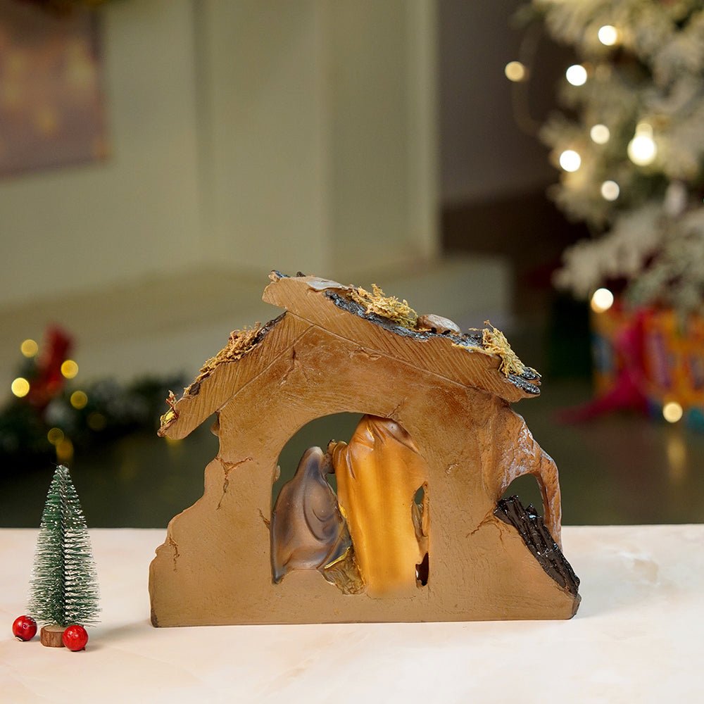 Little Surprise Box Animals with Holy Family christmas crib nativity set christmas décor - Christmas Decor