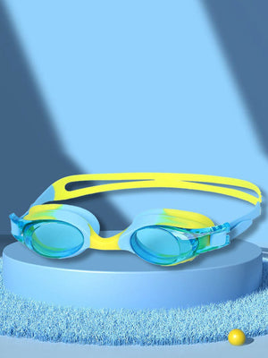 Little Surprise Box Anti Fog UV Protection Leakproof Design Swim Goggles for Kids, - LSB - SG - TIEDYE - YLWBLU