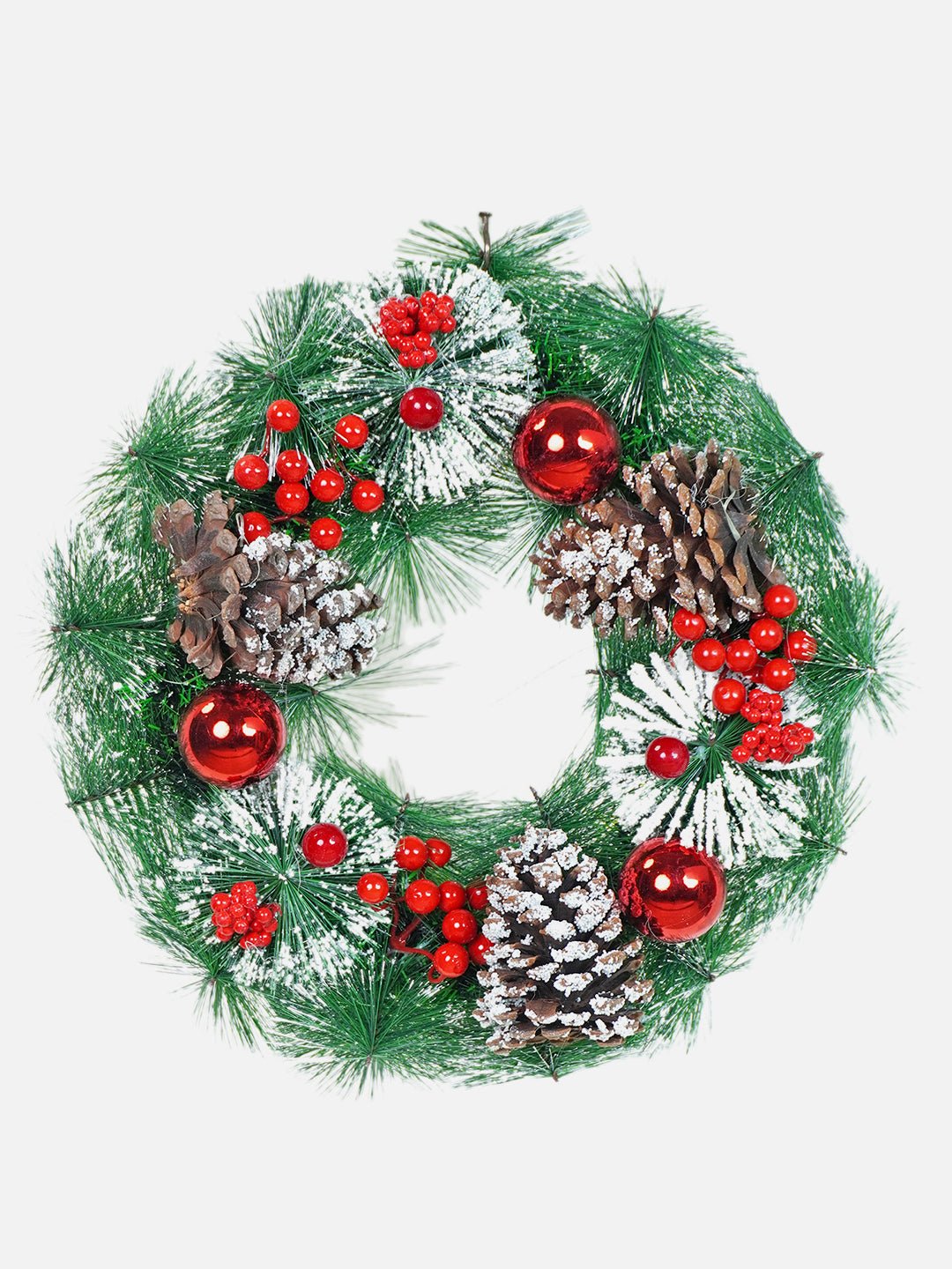 Little Surprise Box Artificial Christmas wreath for Door Wall & Christmas Décor - LSB - CMS - 15BIGPINECNE - WRTH