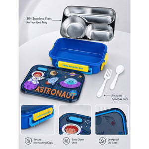 Little Surprise Box Astro Space Lunch Box | The Mom Store - Black Lunch Box