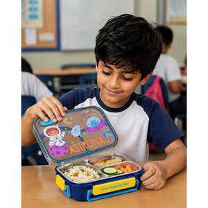 Little Surprise Box Astro Space Lunch Box | The Mom Store - Black Lunch Box
