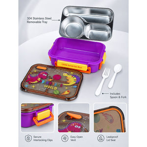 Little Surprise Box Astro Space Lunch Box | The Mom Store - Purple Lunch Box