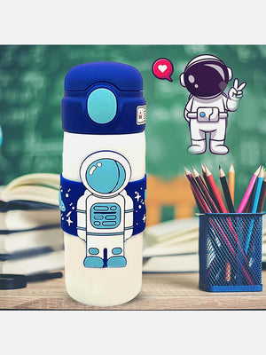 Little Surprise Box Astronaut, Stainless Steel Kids Water Bottle, 500 ml - LSB - WB - Blbandastrnt