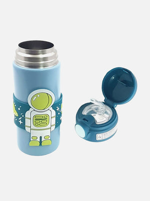 Little Surprise Box Astronaut, Stainless Steel Kids Water Bottle, 500 ml - LSB - WB - Grnbandastrnt