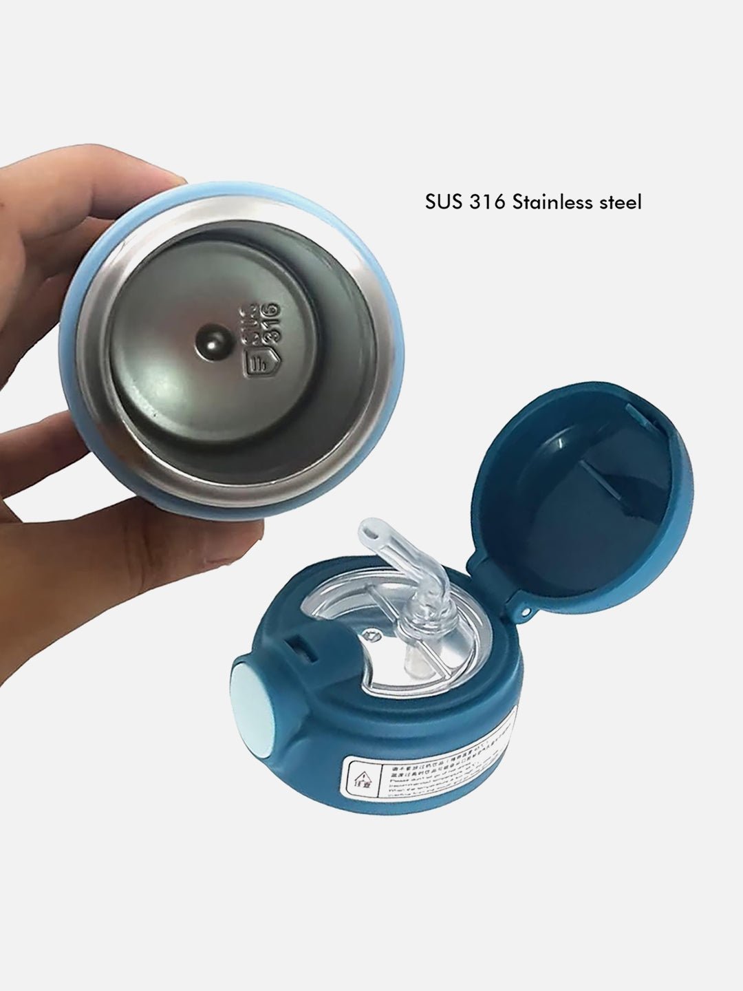 Little Surprise Box Astronaut, Stainless Steel Kids Water Bottle, 500 ml - LSB - WB - Grnbandastrnt