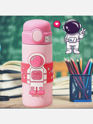 Little Surprise Box Astronaut, Stainless Steel Kids Water Bottle, 500 ml - LSB - WB - Grnbandastrnt