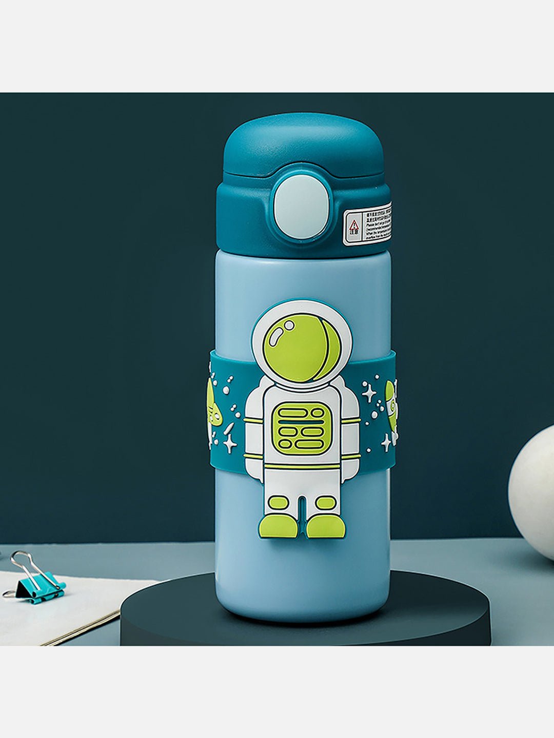 Little Surprise Box Astronaut, Stainless Steel Kids Water Bottle, 500 ml - LSB - WB - Blbandastrnt