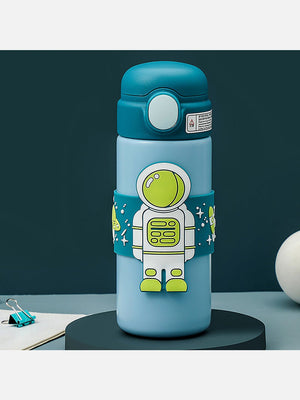 Little Surprise Box Astronaut, Stainless Steel Kids Water Bottle, 500 ml - LSB - WB - Blbandastrnt