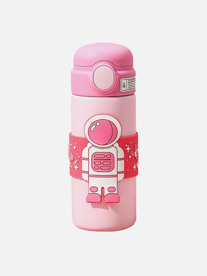 Little Surprise Box Astronaut, Stainless Steel Kids Water Bottle, 500 ml - LSB - WB - Pnkbandastrnt
