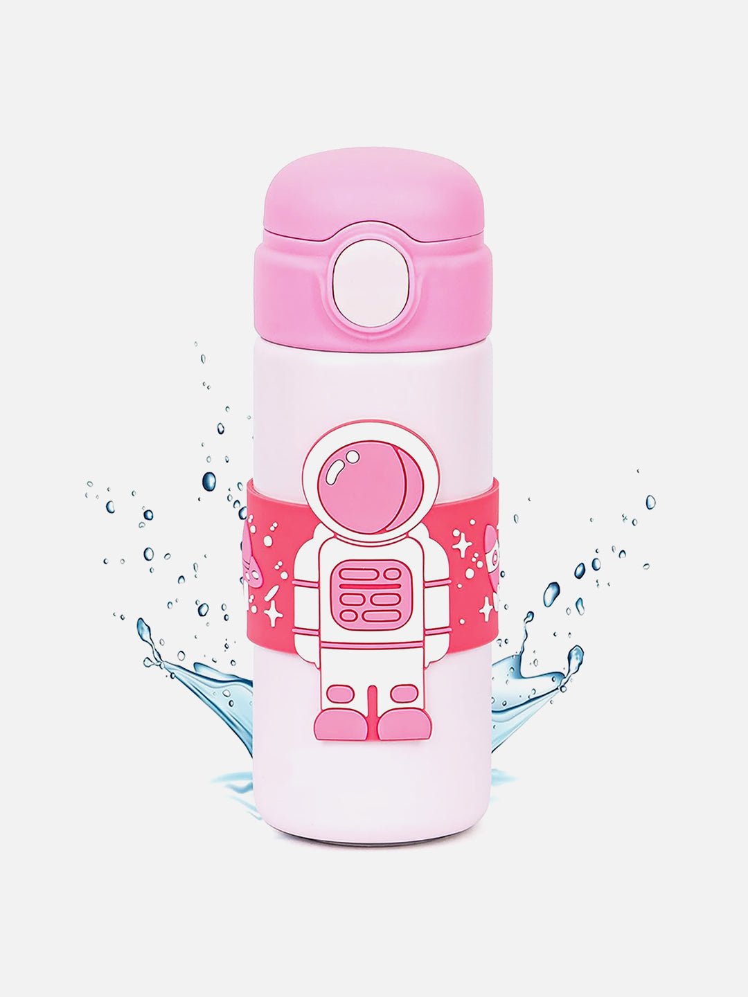 Little Surprise Box Astronaut, Stainless Steel Kids Water Bottle, 500 ml - LSB - WB - Pnkbandastrnt