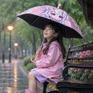 Little Surprise Box Baby Girl Kids Umbrella | The Mom Store - Monsoon Wear