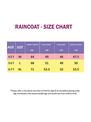 Little Surprise Box, Baby Pink Dino Park Raincoat for Kids and Toddlers - LSB - RC - BABYPNKDINO - M