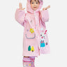 Little Surprise Box Baby Pink Rabbit Theme Raincoat for Kids - LSB-S4-RC-BABYPINKRABIT-SMALL