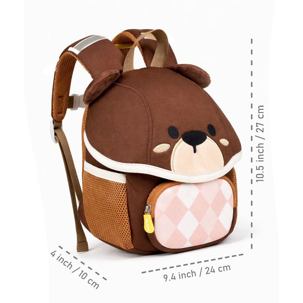 Little Surprise Box Bear Flip Cap Series soft Neoprene toddlers Kids backpack - Baby Bags