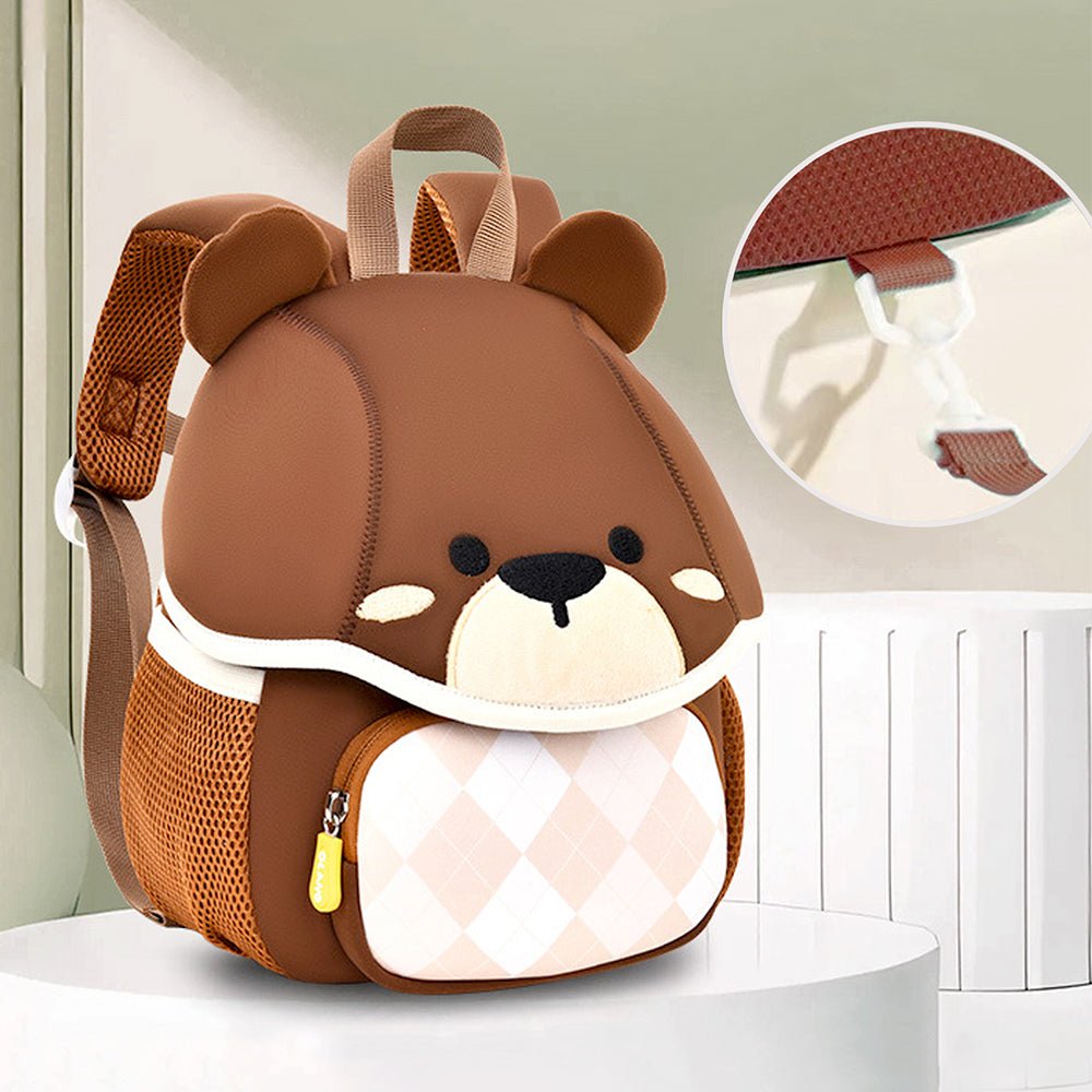 Little Surprise Box Bear Flip Cap Series soft Neoprene toddlers Kids backpack - Baby Bags