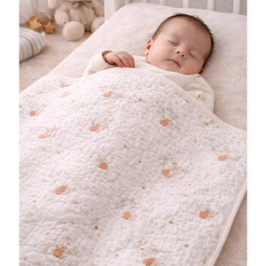 Little Surprise Box Berry Woodland Hooded Cotton Winter Wrapper - Baby Blanket