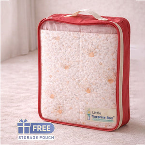 Little Surprise Box Berry Woodland Hooded Cotton Winter Wrapper - Baby Blanket
