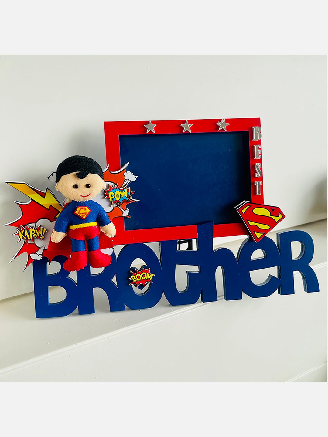 Little Surprise Box Best Brother Table Photo Frame, Gift for Brother - LSB - WDPF - Bro