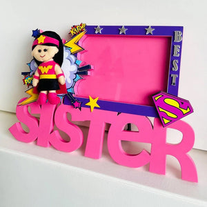 Little Surprise Box Best Sister Table Photo Frame, Gift for Sister - Home Decor