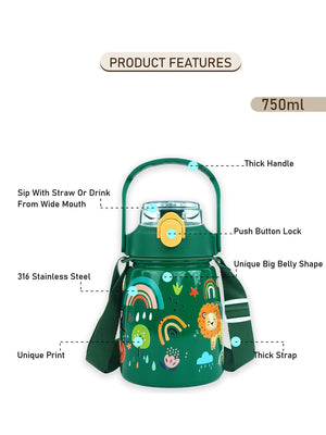 Little Surprise Box, Big Belly Bottle, 900ml - LSB - WB - GRN - ALIGATR - BELY