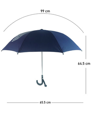 Little Surprise Box, Big Face Umbrella for Kids, 5yrs - 10yrs - LSB - UM - NAVYDINO - BGFACE