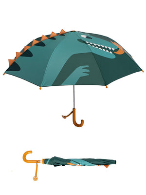 Little Surprise Box, Big Face Umbrella for Kids, 5yrs - 10yrs - LSB - UM - FIREDINO - BGFACE